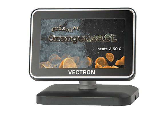 Vectron C75 - Kundendisplay